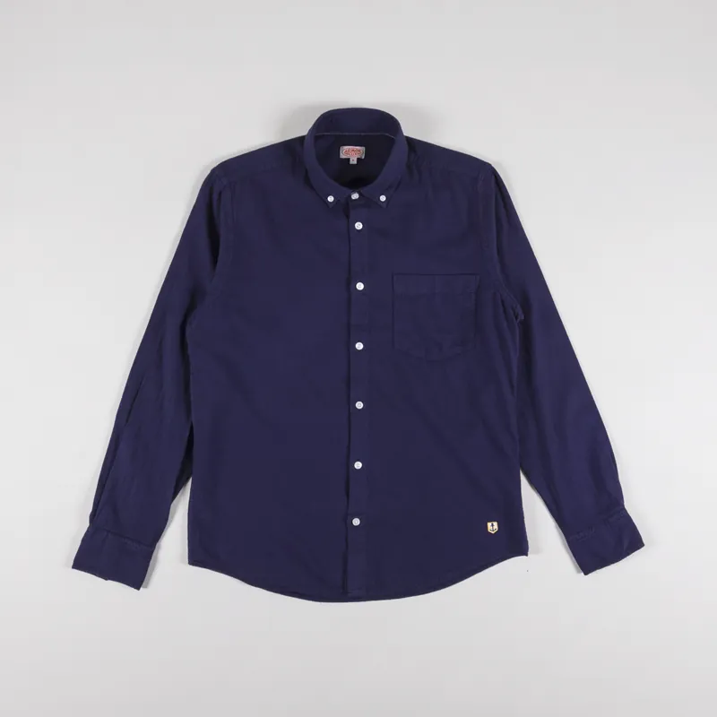 Armor Lux Heritage Long Sleeve Shirt Marine Deep