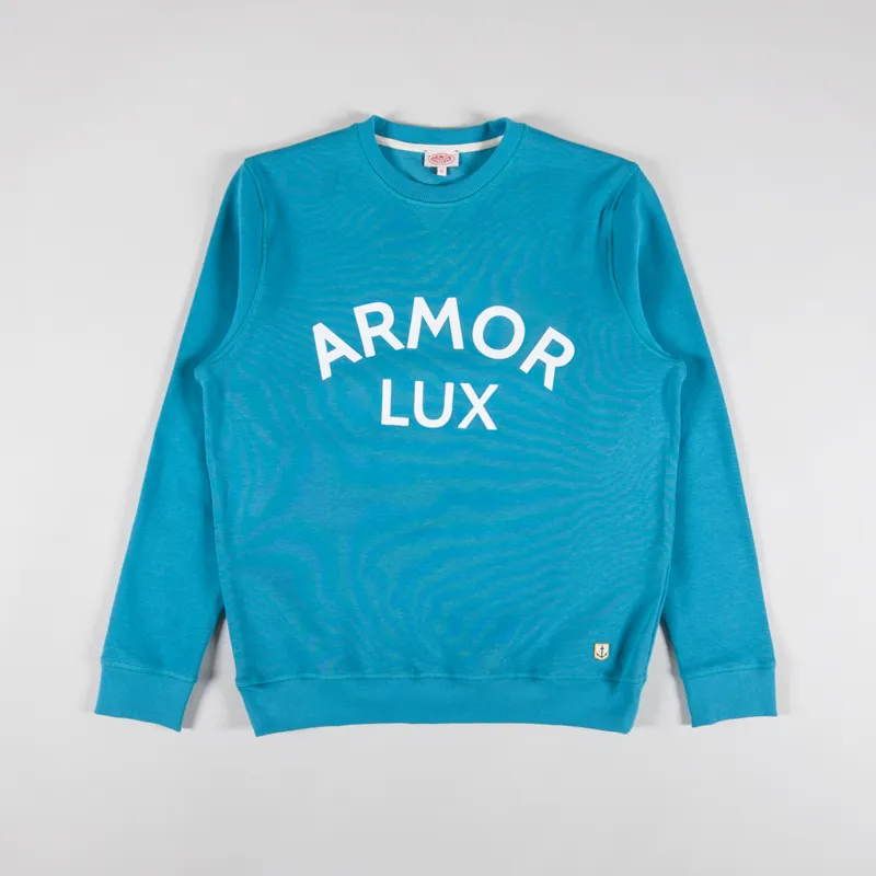 Armor Lux Organic Logo Crew Sweat Pagoda