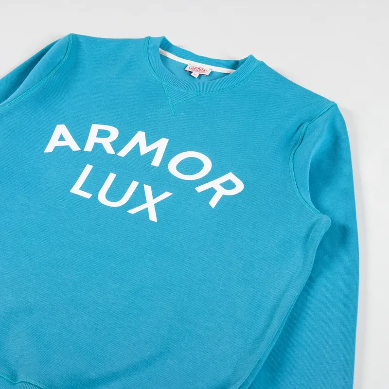 Armor Lux Organic Logo Crew Sweat Pagoda-2