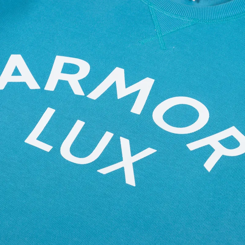 Armor Lux Organic Logo Crew Sweat Pagoda-4