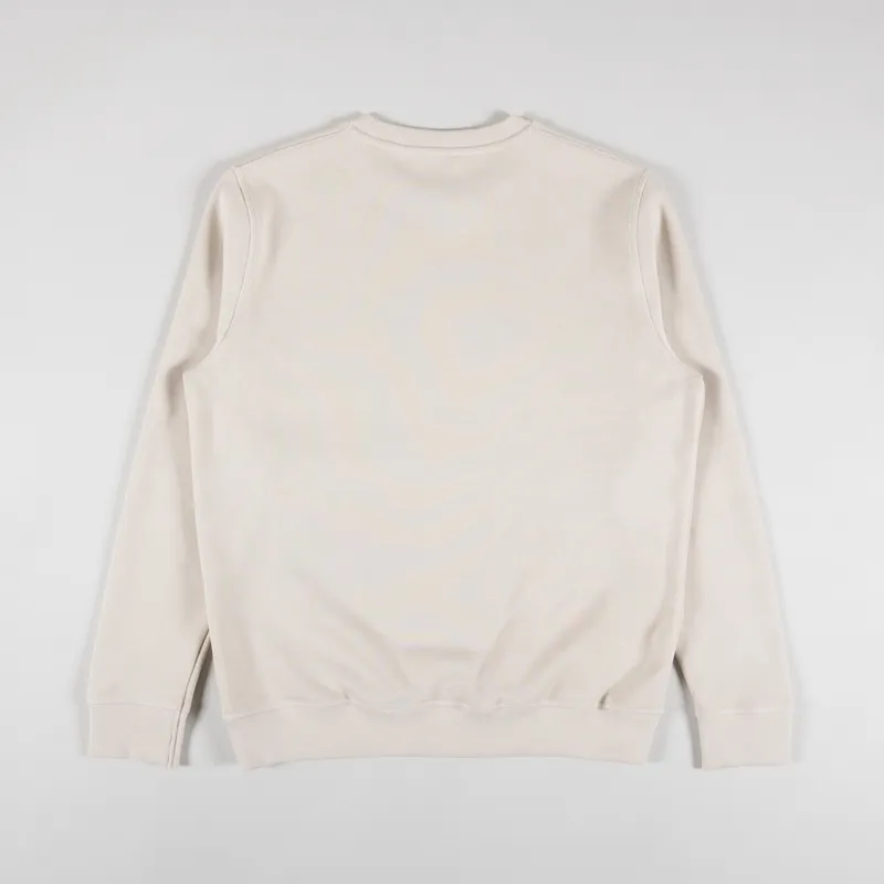 Armor Lux Organic Logo Crew Sweat Oyster-1