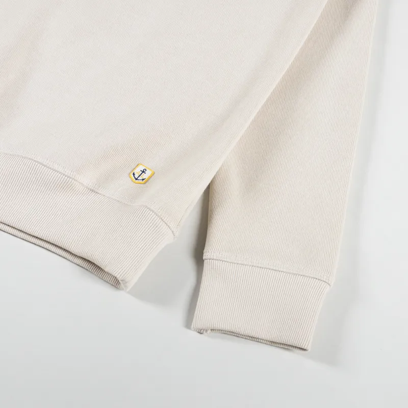 Armor Lux Organic Logo Crew Sweat Oyster-5