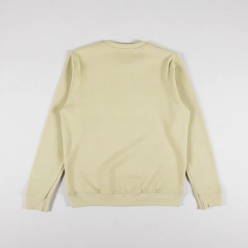 Armor Lux Organic Logo Crew Sweat Pale Olive Heritage-1