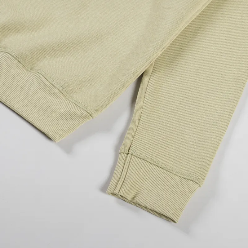 Armor Lux Organic Logo Crew Sweat Pale Olive Heritage-5