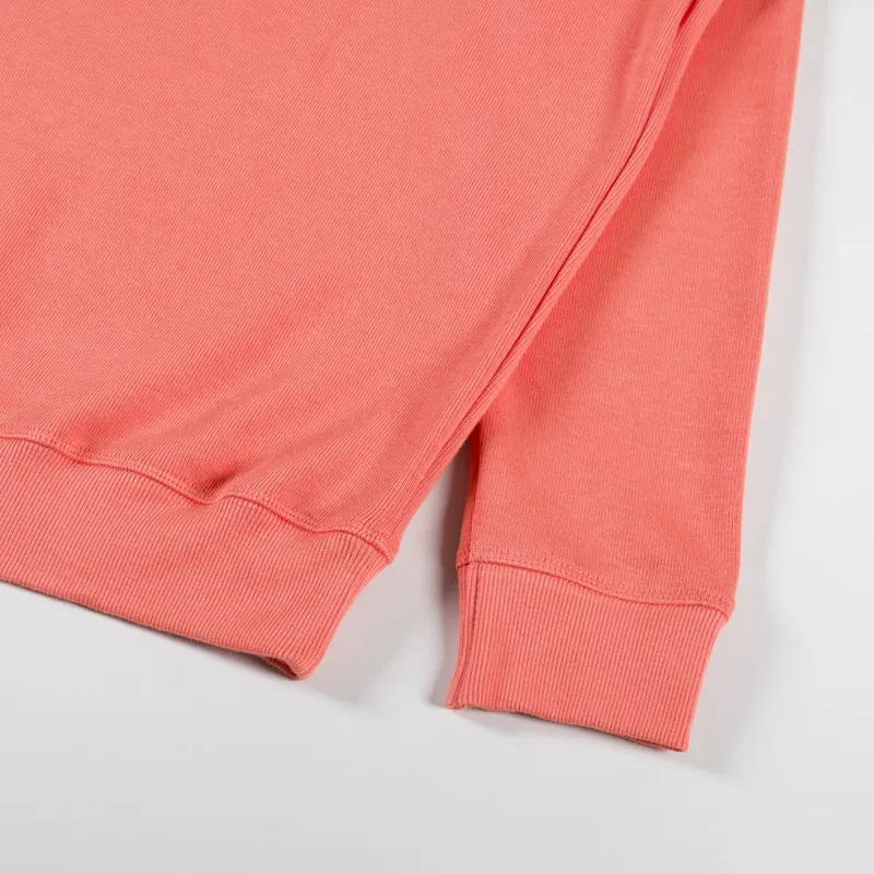 Armor Lux Organic Logo Crew Sweat Coral -6