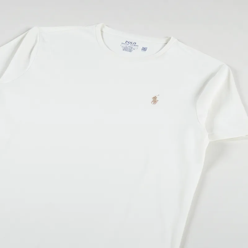 Polo Ralph Lauren Custom Slim Fit T Shirt Parchment Cream-1