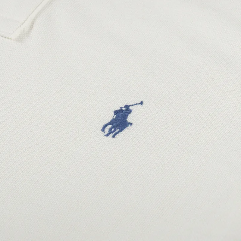 Polo Ralph Lauren Mesh Polo Shirt Cream-4