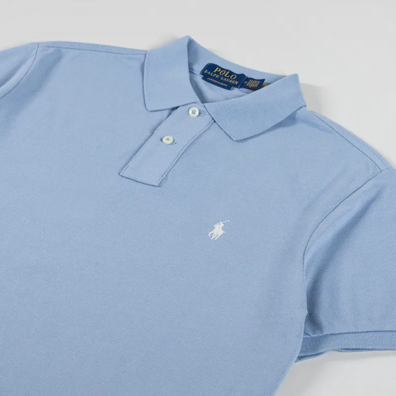 Polo Ralph Lauren Mesh Polo Shirt Vessel Blue-2