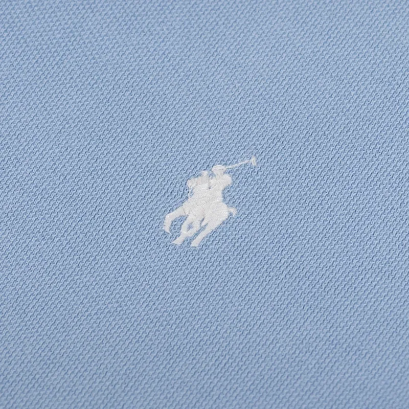 Polo Ralph Lauren Mesh Polo Shirt Vessel Blue-4
