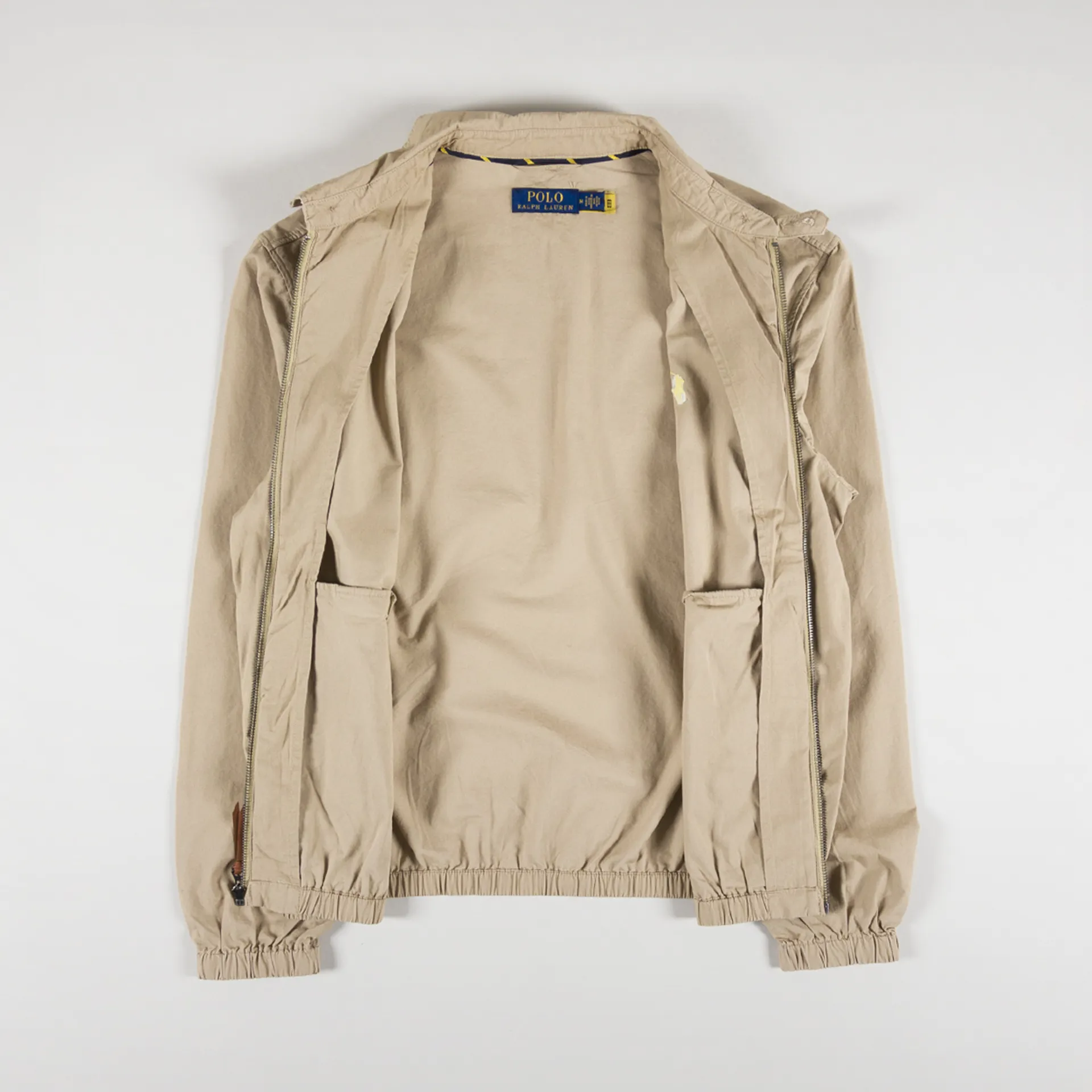 Polo Ralph Lauren Bayport Poplin Jacket Vintage Khaki