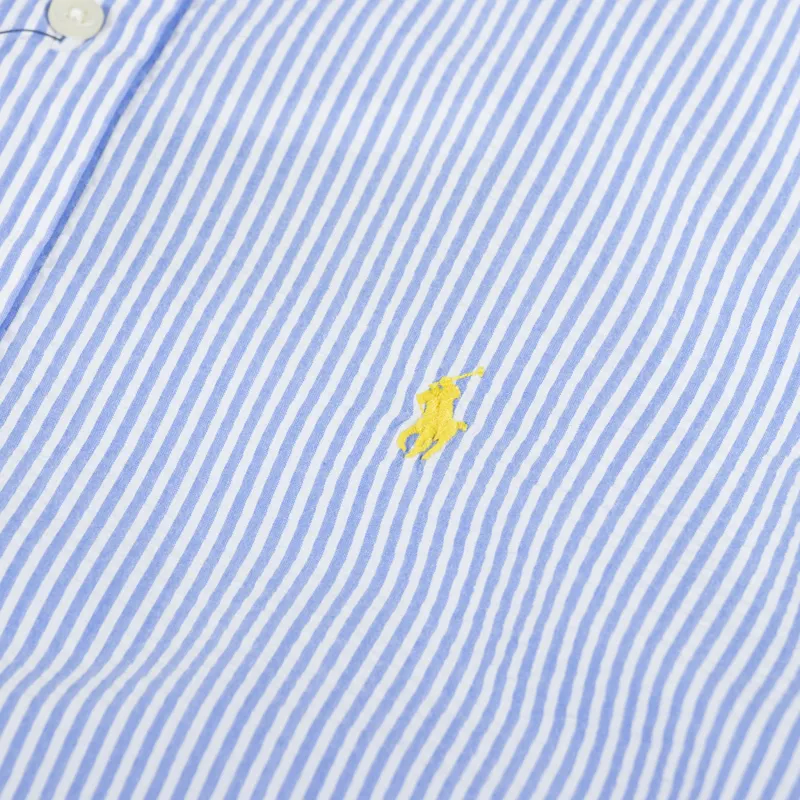 Polo Ralph Lauren Striped Seersucker Shirt Blue White-2