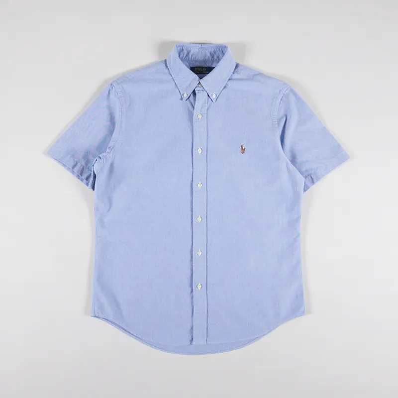 Polo Ralph Lauren Oxford Short Sleeve Shirt Blue