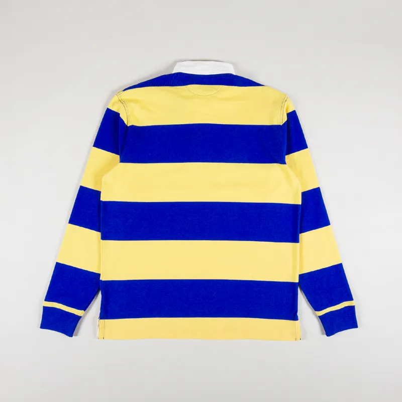 Polo Ralph Lauren Rugby Shirt Chrome Yellow Cruise Royal-1
