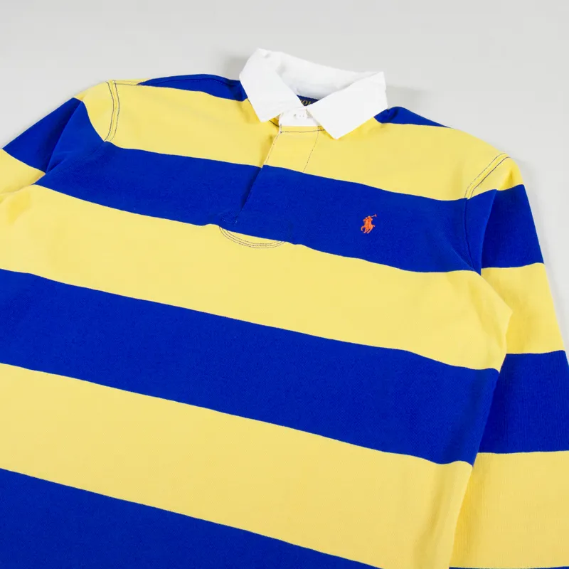 Polo Ralph Lauren Rugby Shirt Chrome Yellow Cruise Royal-2