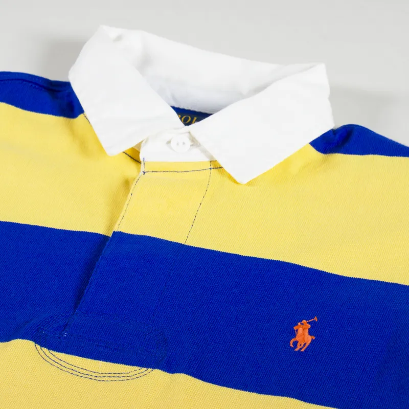 Polo Ralph Lauren Rugby Shirt Chrome Yellow Cruise Royal-4