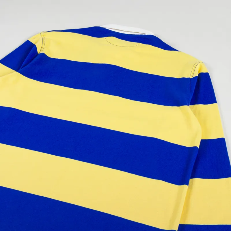Polo Ralph Lauren Rugby Shirt Chrome Yellow Cruise Royal-3
