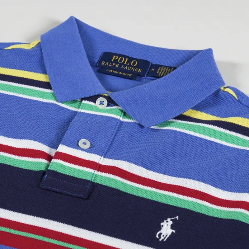 Polo Ralph Lauren Polo Shirt New England Blue Multi-2