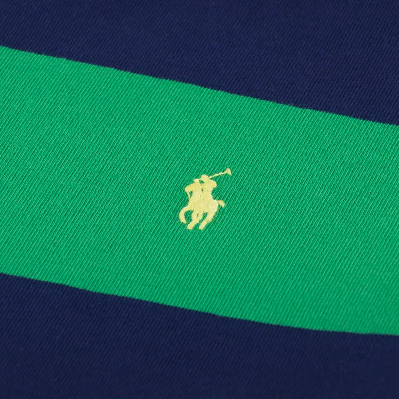 Polo Ralph Lauren Bold Stripe T Shirt Blue Green-2
