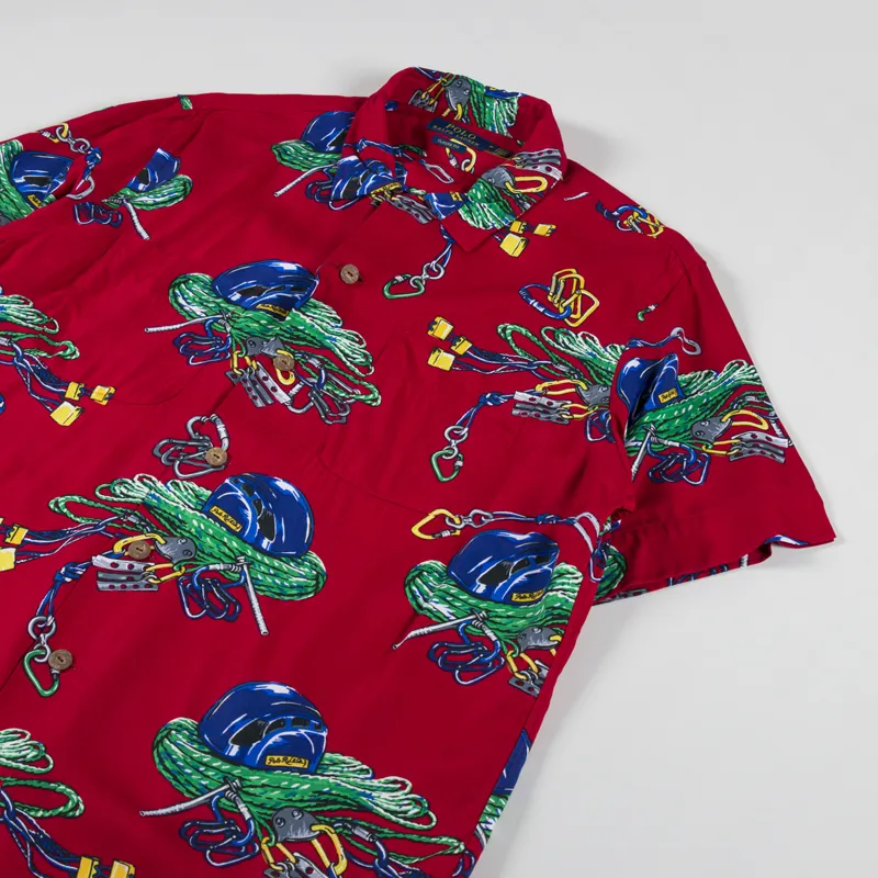 Polo Ralph Lauren Climbing Print Camp Shirt Ascent Convo-1