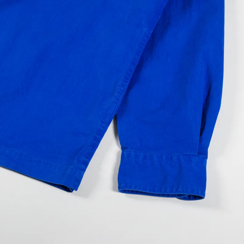 Polo Ralph Lauren Twill Popover Workshirt Blue Saturn-6