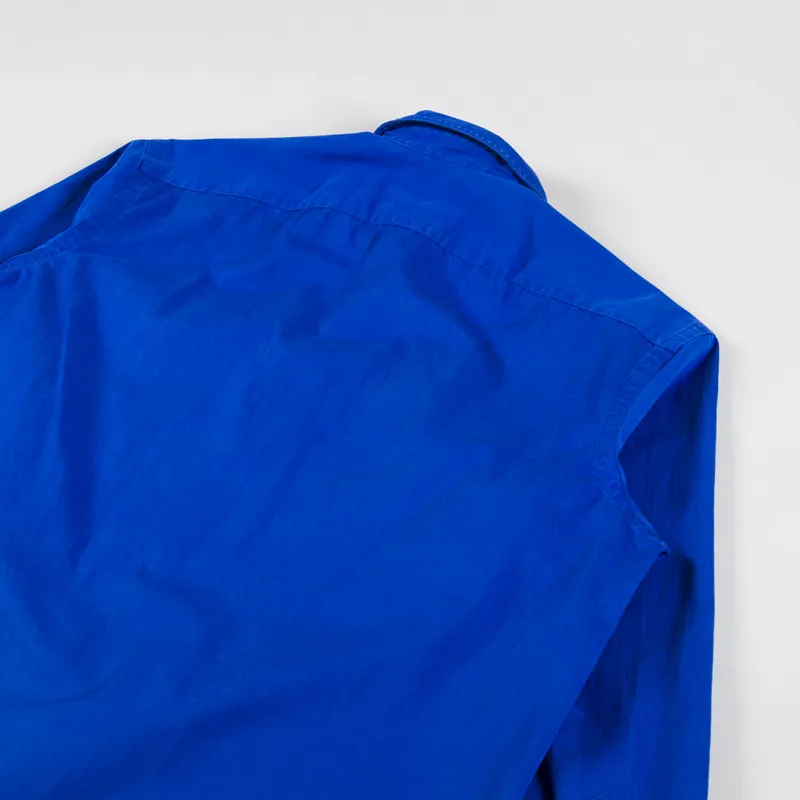 Polo Ralph Lauren Twill Popover Workshirt Blue Saturn-3