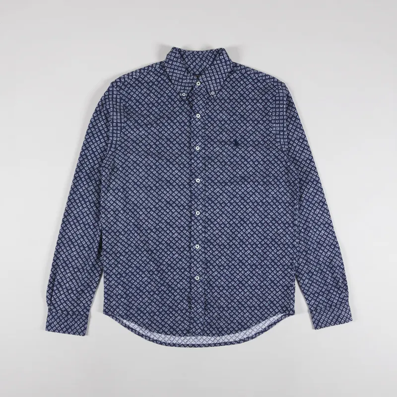 Polo Ralph Lauren Foulard Print Featherweight Mesh Shirt Bayberry