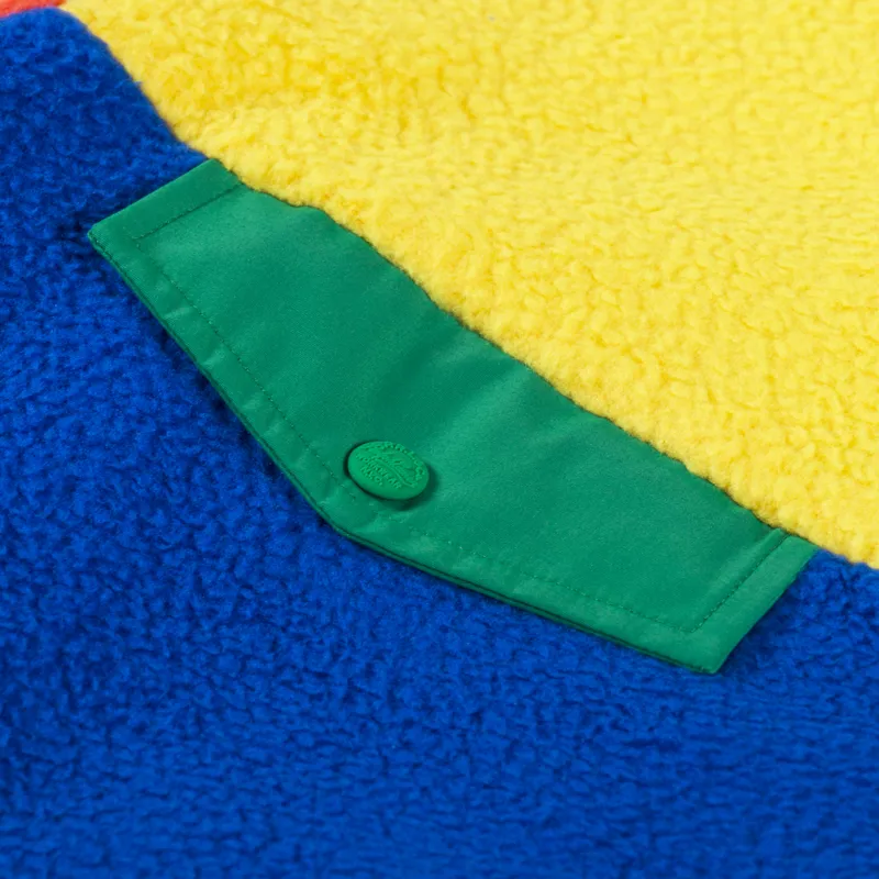 Polo Ralph Lauren Colour-Blocked Fleece Pullover Canary Yellow Multi-7