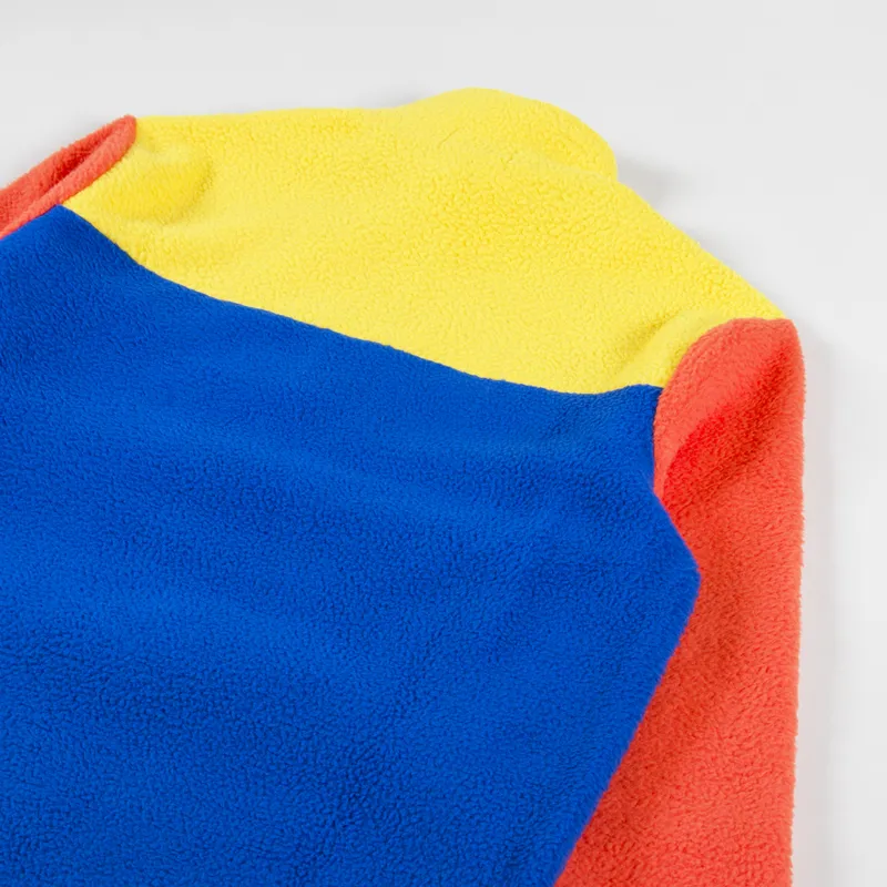 Polo Ralph Lauren Colour-Blocked Fleece Pullover Canary Yellow Multi-3