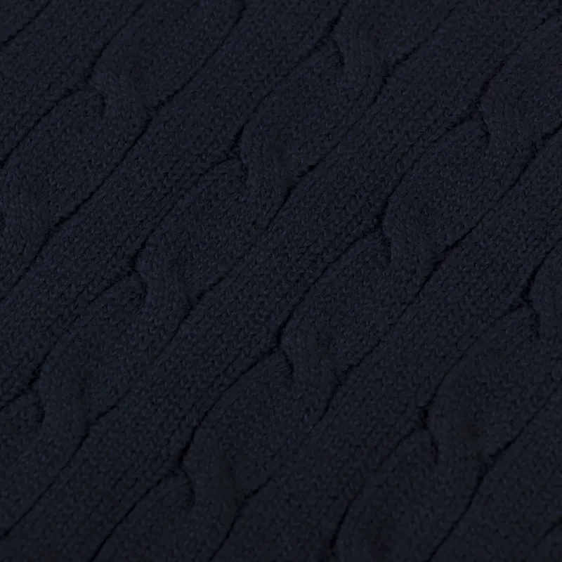 Polo Ralph Lauren Cable Knit Sweater Vest Navy-5