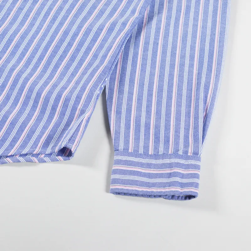 Polo Ralph Lauren Striped Oxford Shirt Blue Pink Multi-4