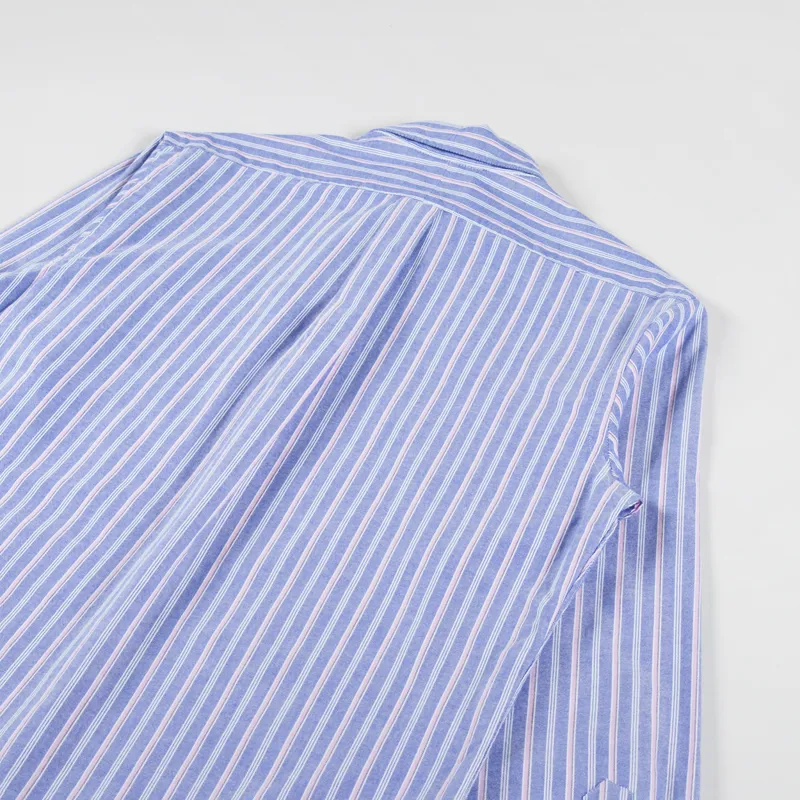 Polo Ralph Lauren Striped Oxford Shirt Blue Pink Multi-3