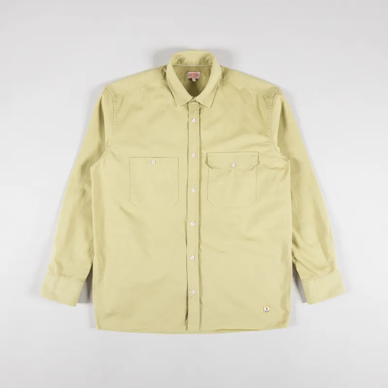 Armor Lux Light Shirt Jacket Pale Olive