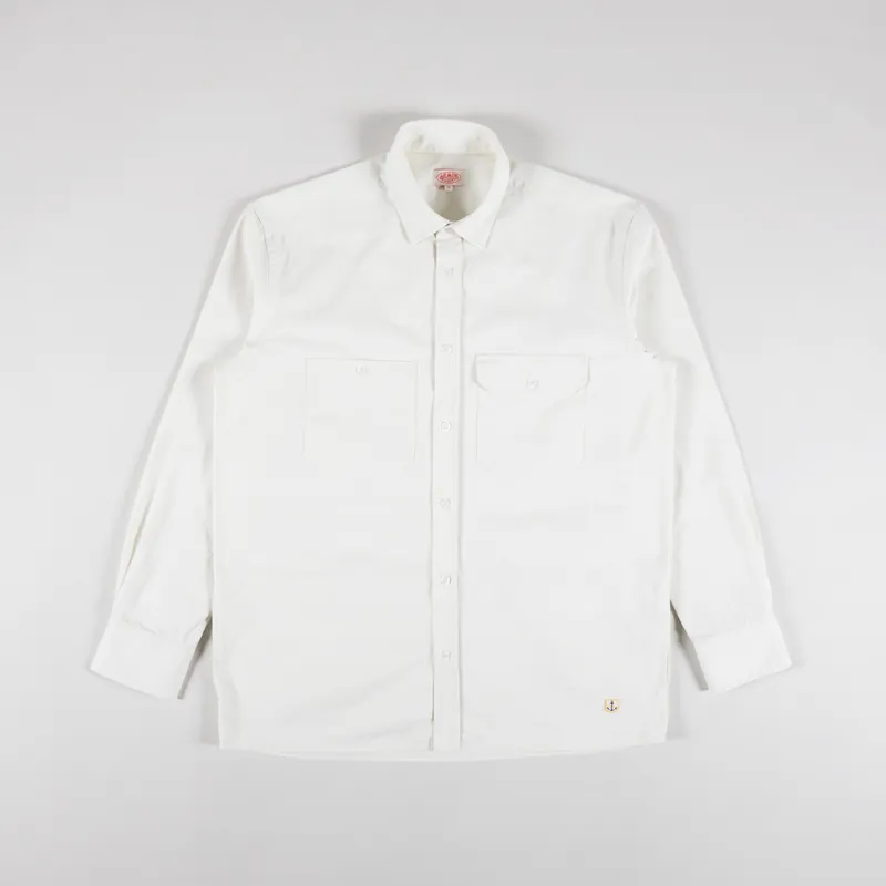 Armor Lux Light Shirt Jacket Oyster Clair
