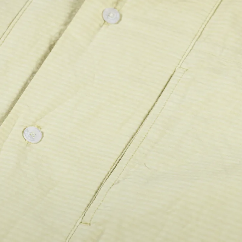 Armor Lux MC Comfort Shirt Pale Olive Seersucker-3