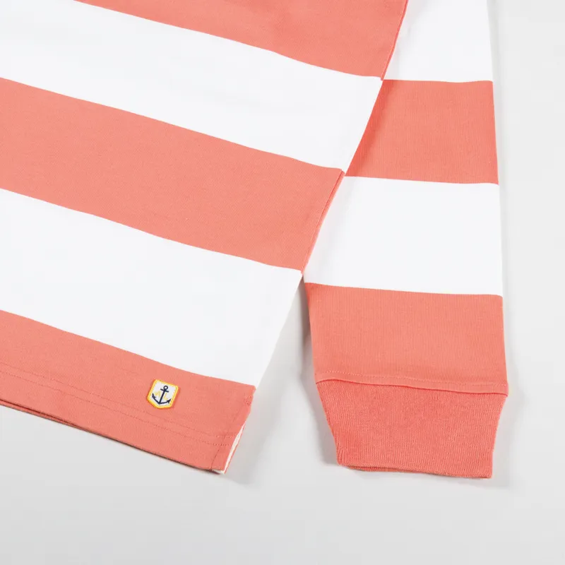 Armor Lux ML Heritage Polo Shirt Milk Coral-4