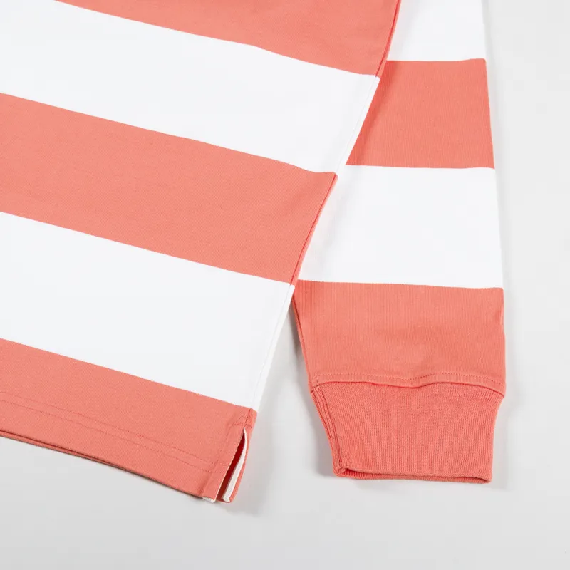 Armor Lux ML Heritage Polo Shirt Milk Coral-5