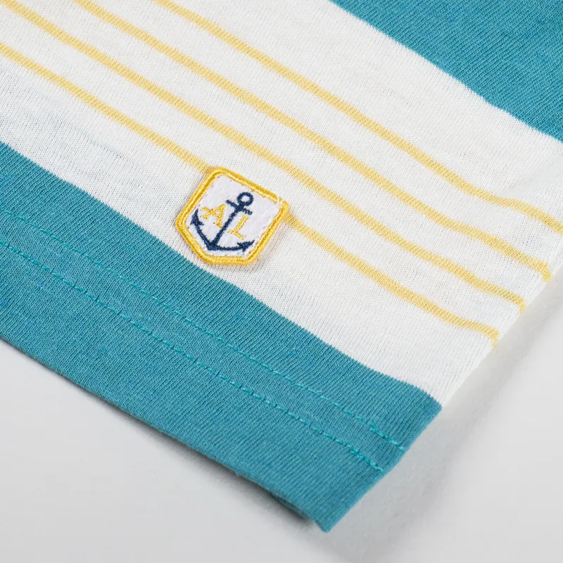 Armor Lux MC Heritage T Shirt Pagoda Nature Yellow-2