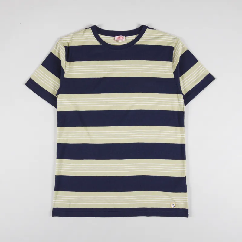 Armor Lux MC Heritage T Shirt Marine Pale Olive Nature