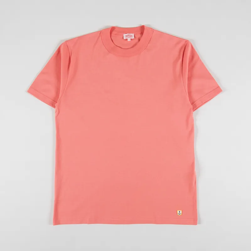 Armor Lux Organic Heritage T Shirt Coral