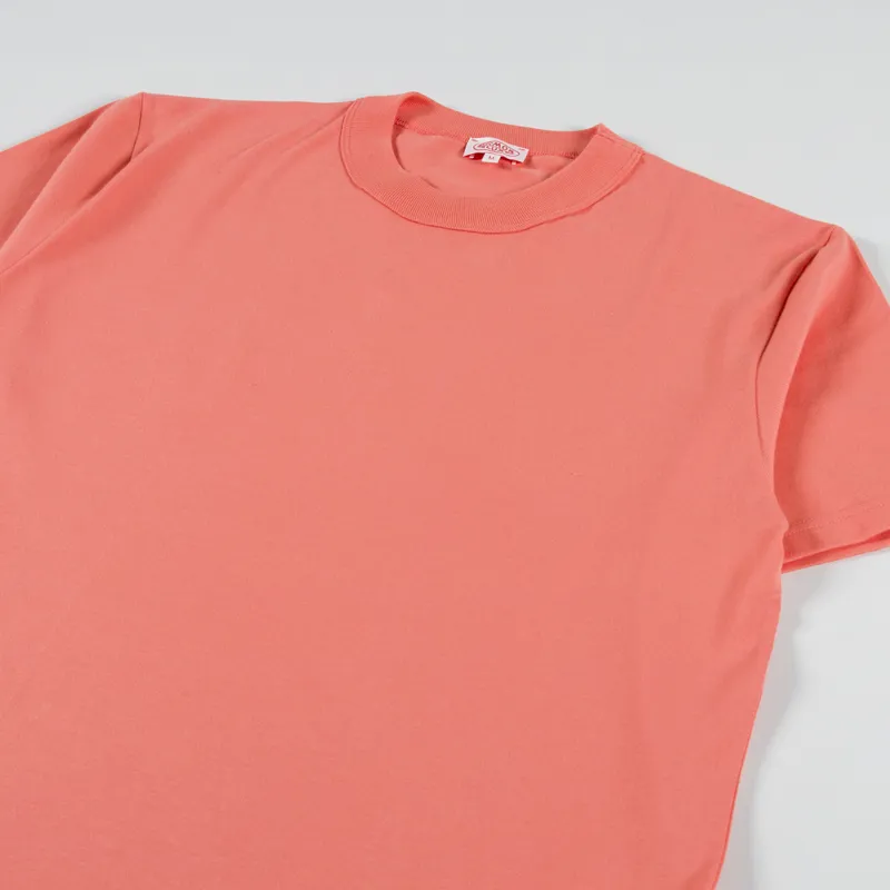 Armor Lux Organic Heritage T Shirt Coral-1