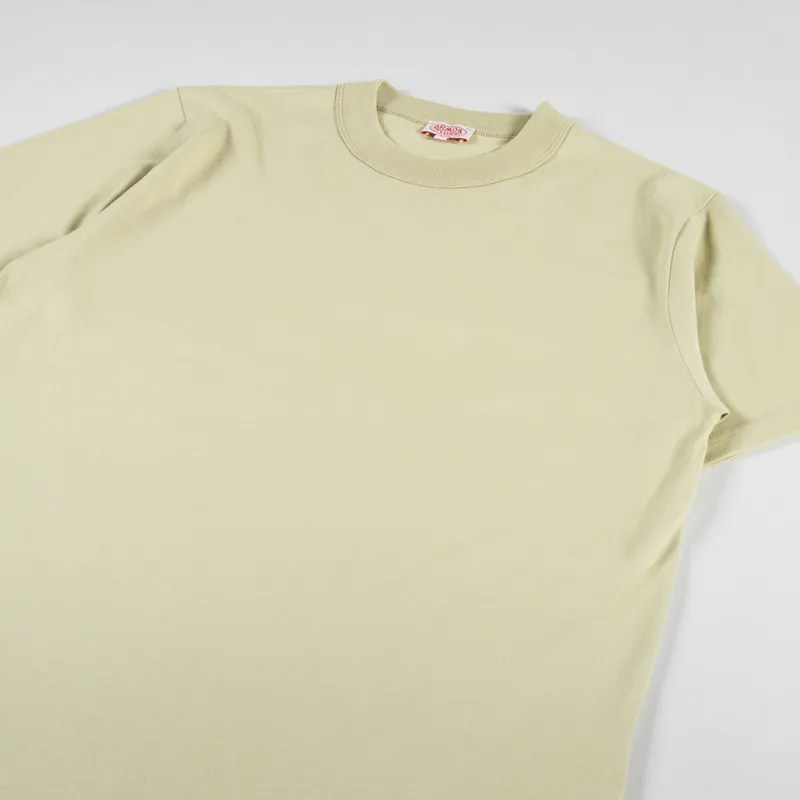 Armor Lux Organic Heritage T Shirt Pale Olive-1