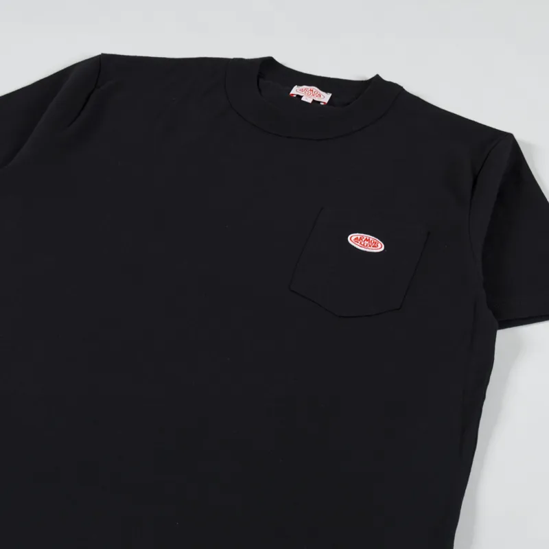 Armor Lux Heritage Pocket T Shirt Black-1