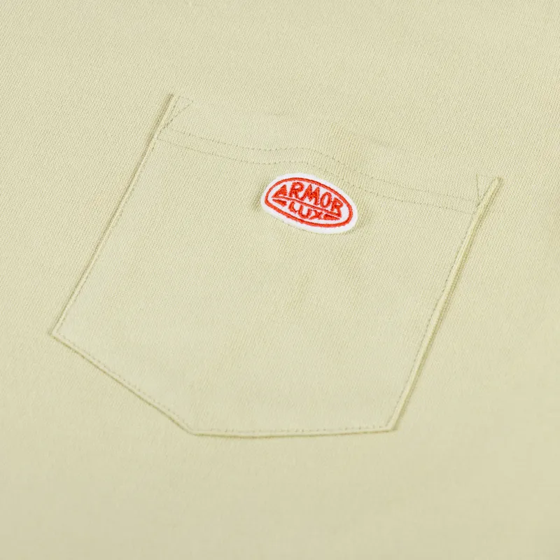 Armor Lux Heritage Pocket T Shirt Pale Olive-2