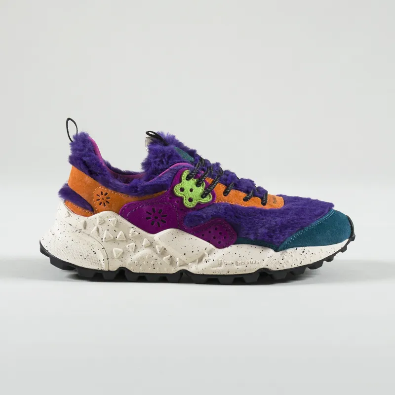 Flower Mountain Womens Kotetsu Shoes Fur Petrol Navy-2