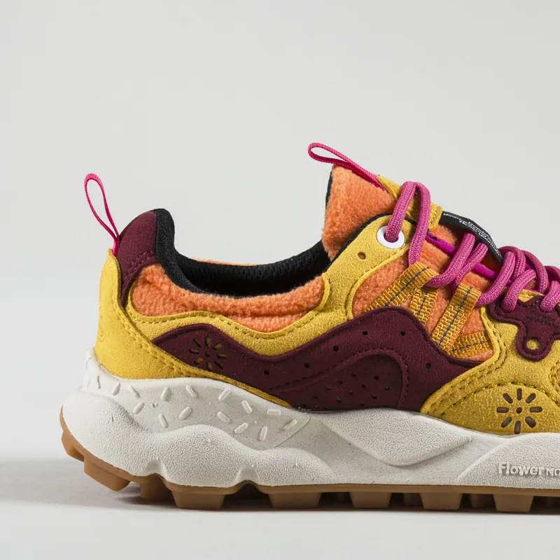 Flower Mountain Womens Yamano 3 Shoes Fleece Fuchsia Orange-5