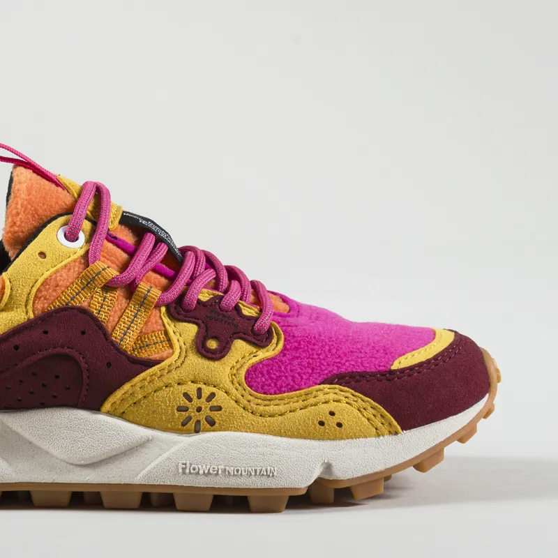 Flower Mountain Womens Yamano 3 Shoes Fleece Fuchsia Orange-6