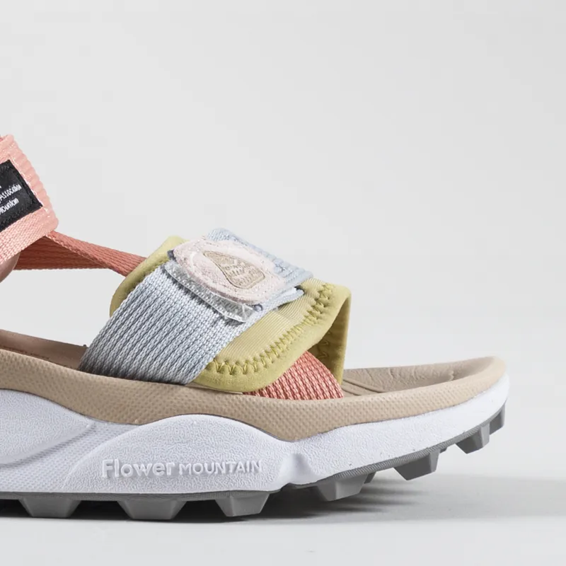 Flower Mountain Womens Nazca 2 Sandals Taupe Salmon-5