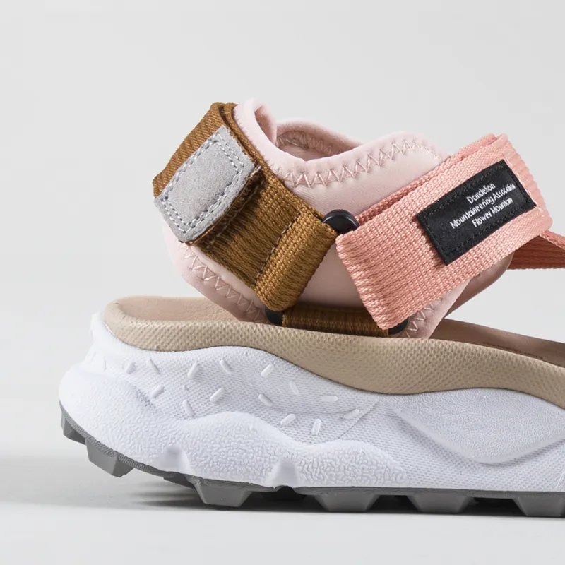Flower Mountain Womens Nazca 2 Sandals Taupe Salmon-4