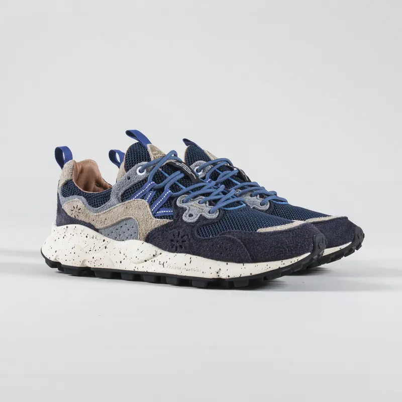 Flower Mountain Yamano 3 Shoes Navy Light Blue Grey Mesh