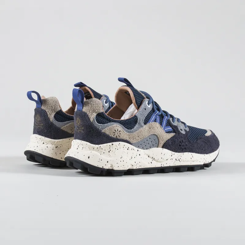 Flower Mountain Yamano 3 Shoes Navy Light Blue Grey Mesh